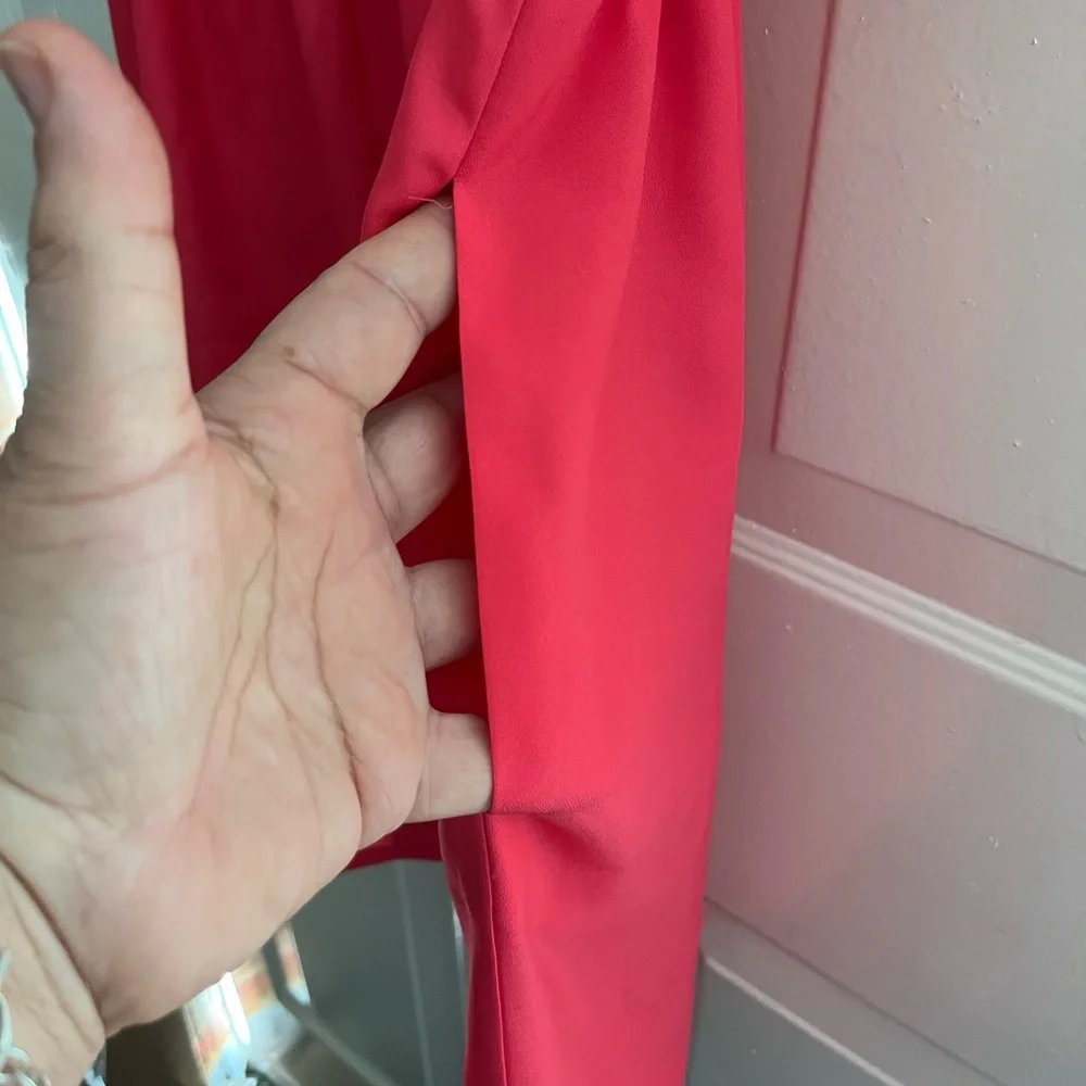 NWOT Ann Taylor Loft Sleeveless Lined Dress Coral XS - Picture 7 of 11